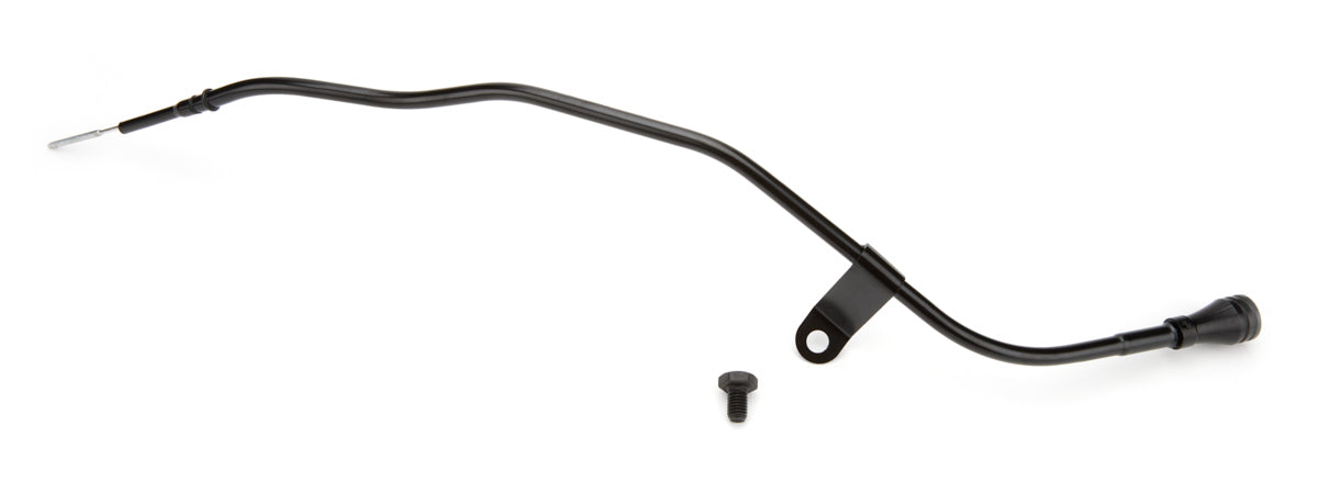 Specialty Products Company Engine Oil Dipstick - Solid Tube - Block Mount - Aluminum / Steel - Black Anodized / Black