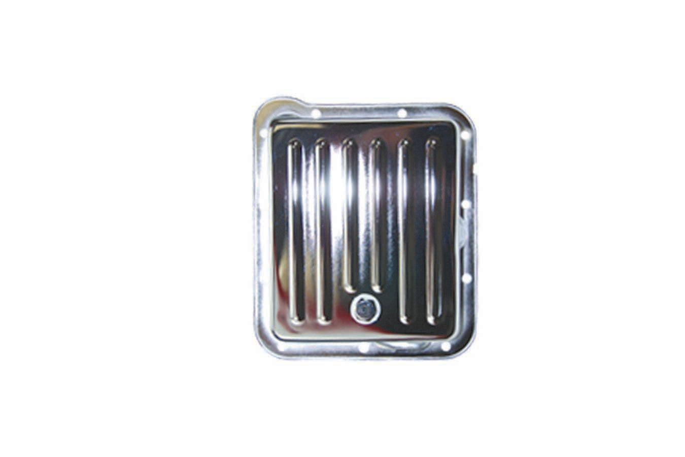 Specialty Products Company Transmission Pan - Stock Sump - Ribbed - Steel - Chrome - C4 - Each