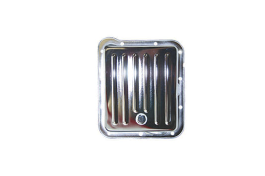 Specialty Products Company Transmission Pan - Stock Sump - Ribbed - Steel - Chrome - C4 - Each