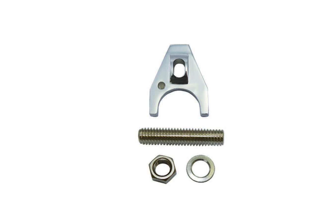 Specialty Products Company Distributor Hold Down - Stud Mounted - Hardware Included - Aluminum - Chrome - Chevy V6 /