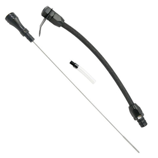 Specialty Products Company Transmission Dipstick - Transmission Mount - Flexible - OEM Length - Braided Stainless -