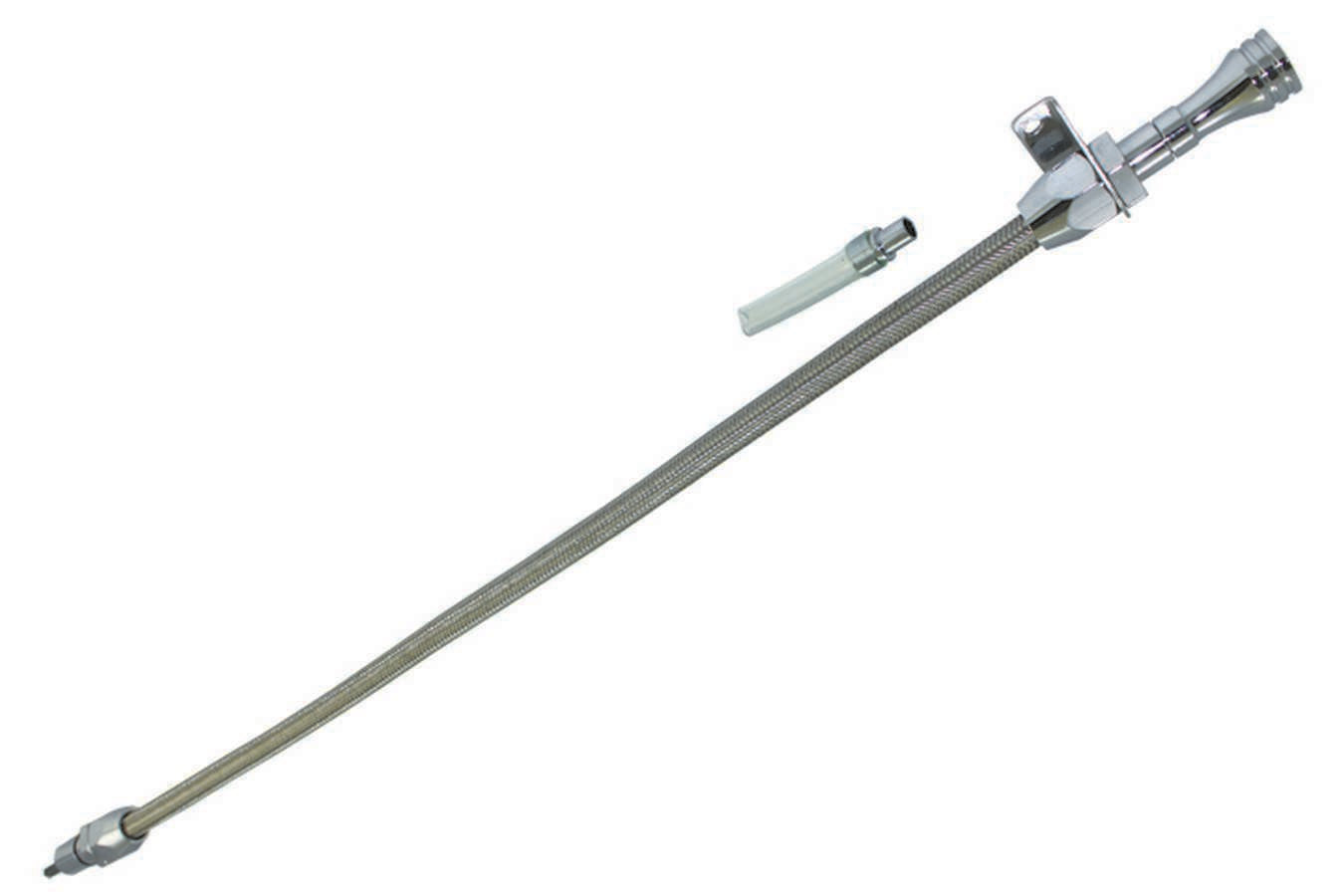 Specialty Products Company Transmission Dipstick - Flexible - Transmission Mount - OEM Length - Braided Stainless -
