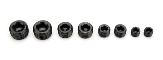 Specialty Products Company Fitting - Plug - Two 1/8 / 1/4 / 3/8 / 1/2 in NPT - Allen Head - Steel - Black Oxide - Kit