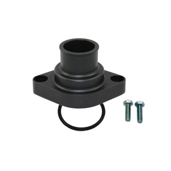 Specialty Products Company Water Neck - Straight - 1-1/2 in ID Hose - O-Ring - Aluminum - Black Anodized - Each