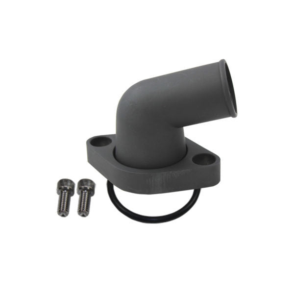 Specialty Products Company Water Neck - 75 Degree - 1-1/2 in ID Hose - Swivel - O-Ring - Aluminum - Black Paint -