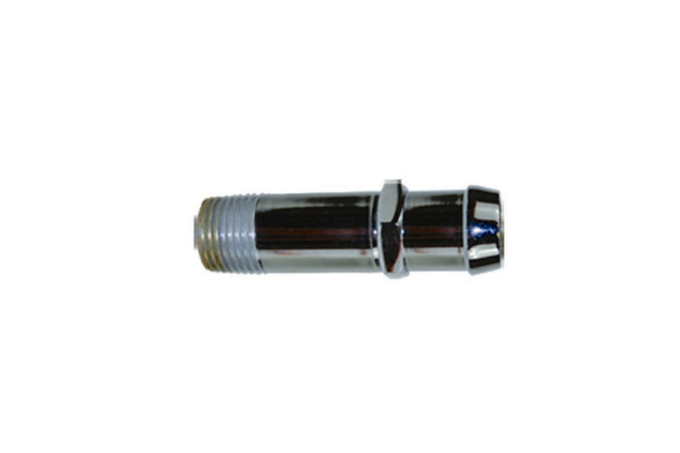 Specialty Products Company Fitting - Adapter - Straight - 1/2 in NPT Male to 3/4 in Hose Barb - Steel - Chrome -