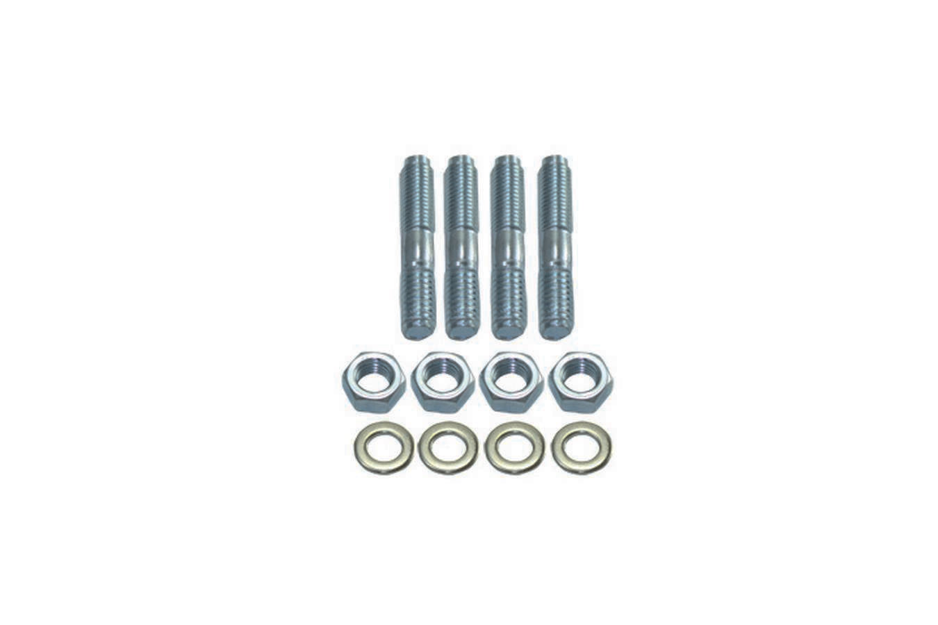 Specialty Products Company Carburetor Stud - 5/16-18 and 5/16-24 in Thread - 1.375 in Long - Steel - Zinc Oxide - Set