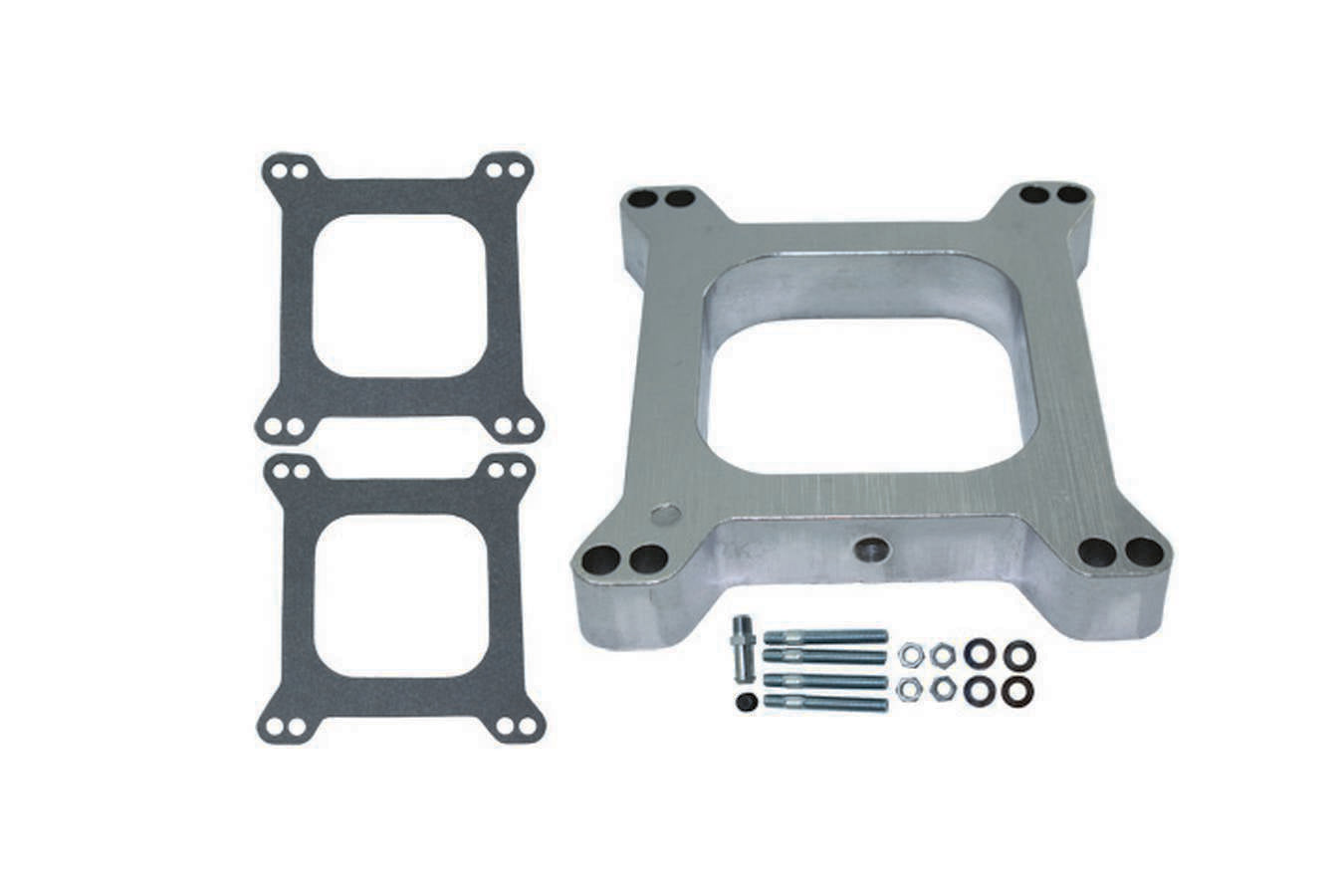 Specialty Products Company Carburetor Adapter - 1 in Thick - Open - Square Bore to Square Bore - Gaskets / Hardware