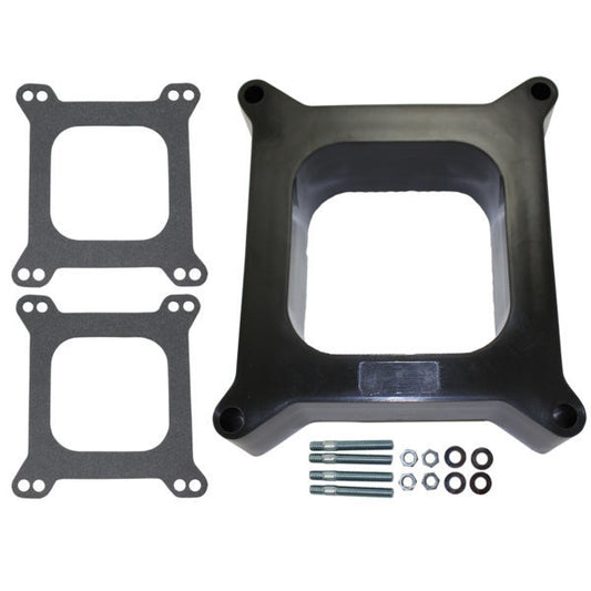 Specialty Products Company Carburetor Adapter - 2 in Thick - Open - Carter AFB to Square Bore - Gaskets / Hardware