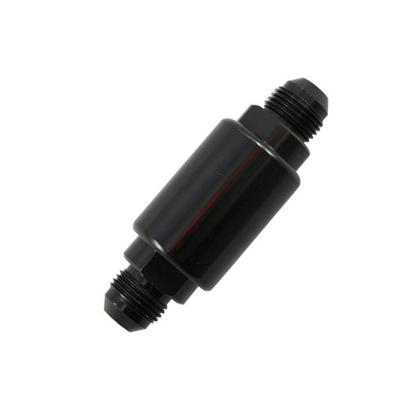 Specialty Products Company Fuel Filter - Competition Style - In-Line - 40 Micron - Stainless Element - 6 AN Male Inlet