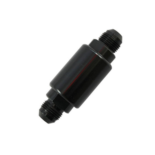 Specialty Products Company Fuel Filter - Competition Style - In-Line - 40 Micron - Stainless Element - 6 AN Male Inlet