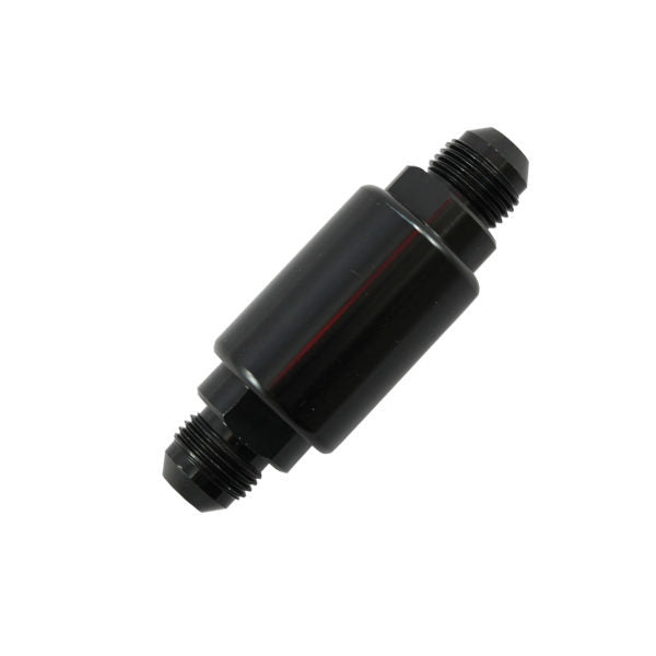 Specialty Products Company Fuel Filter - Competition Style - In-Line - 40 Micron - Stainless Element - 8 AN Male Inlet