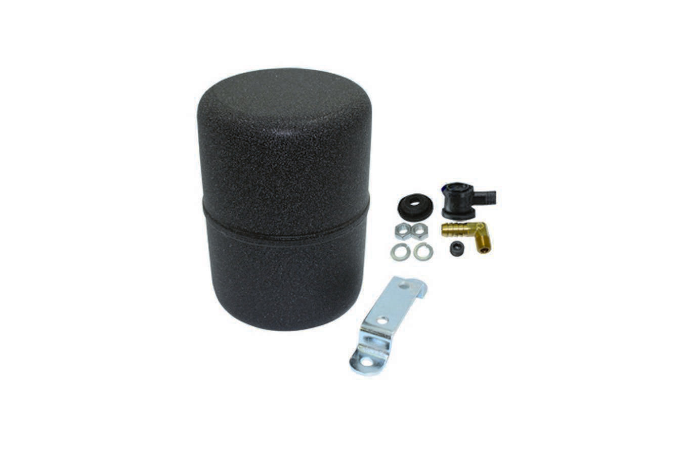 Specialty Products Company Vacuum Reservoir - Bracket / Check Valve / Hardware Included - Steel - Black Textured