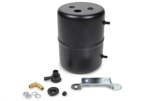 Specialty Products Company Vacuum Reservoir - Bracket / Check Valve / Hardware Included - Steel - Black Powder Coat -