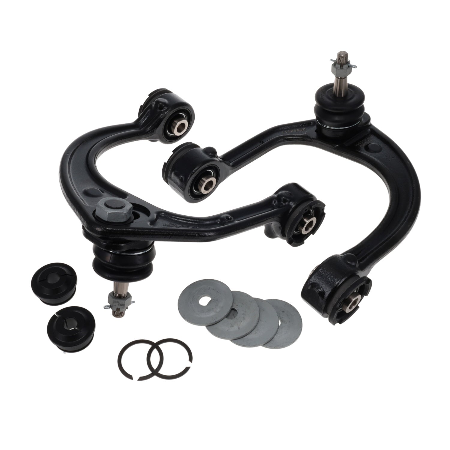 Spc Performance Control Arm - Stamped - Adjustable Caster / Camber - Upper - Steel / Rubber Bushings - Steel - Black
