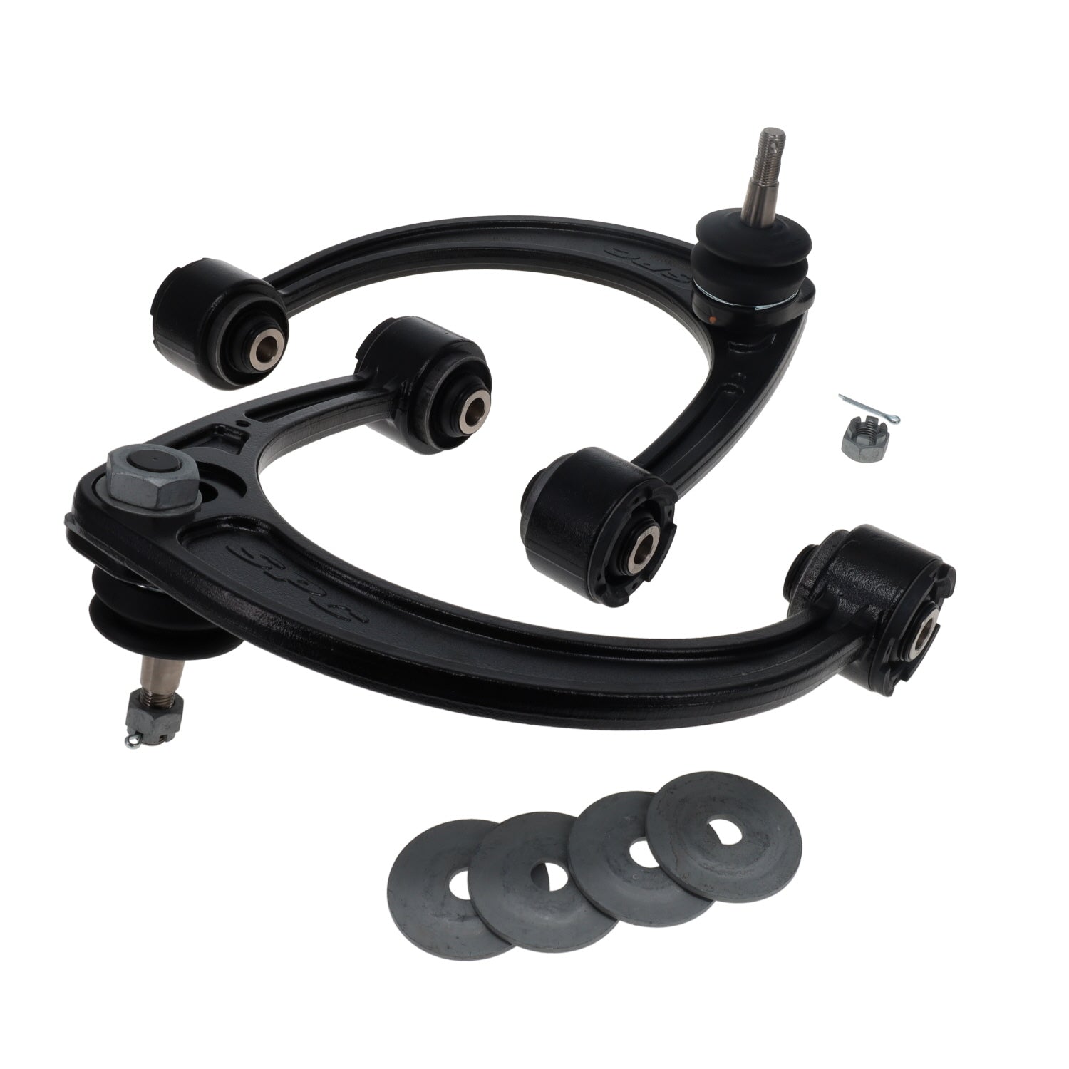 Spc Performance Control Arm - Stamped - Adjustable Caster / Camber - Upper - Steel / Rubber Bushings - Steel - Black