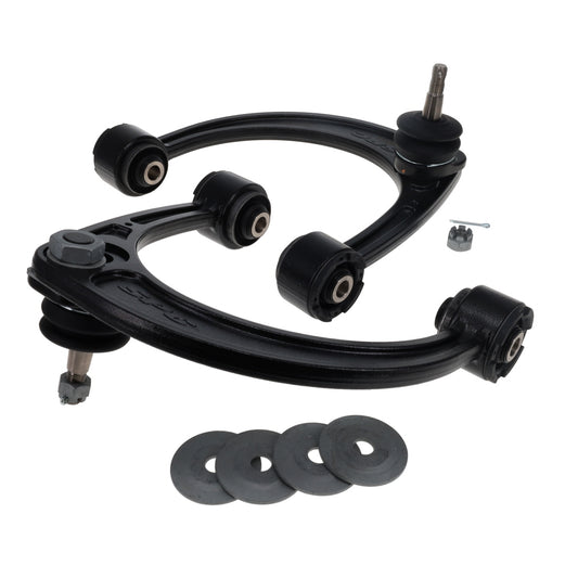 Spc Performance Control Arm - Stamped - Adjustable - Upper - Steel / Rubber Bushings - Steel - Black Powder Coat -