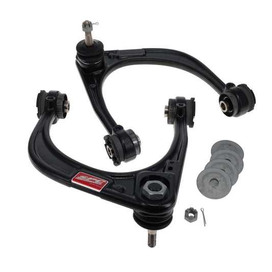 Spc Performance Control Arm - Stamped - Adjustable - Upper - Steel / Rubber Bushings - Steel - Black Powder Coat -