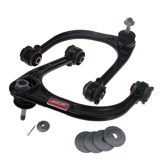 Spc Performance Control Arm - Stamped - Adjustable - Upper - Steel / Rubber Bushings - Steel - Black Powder Coat -