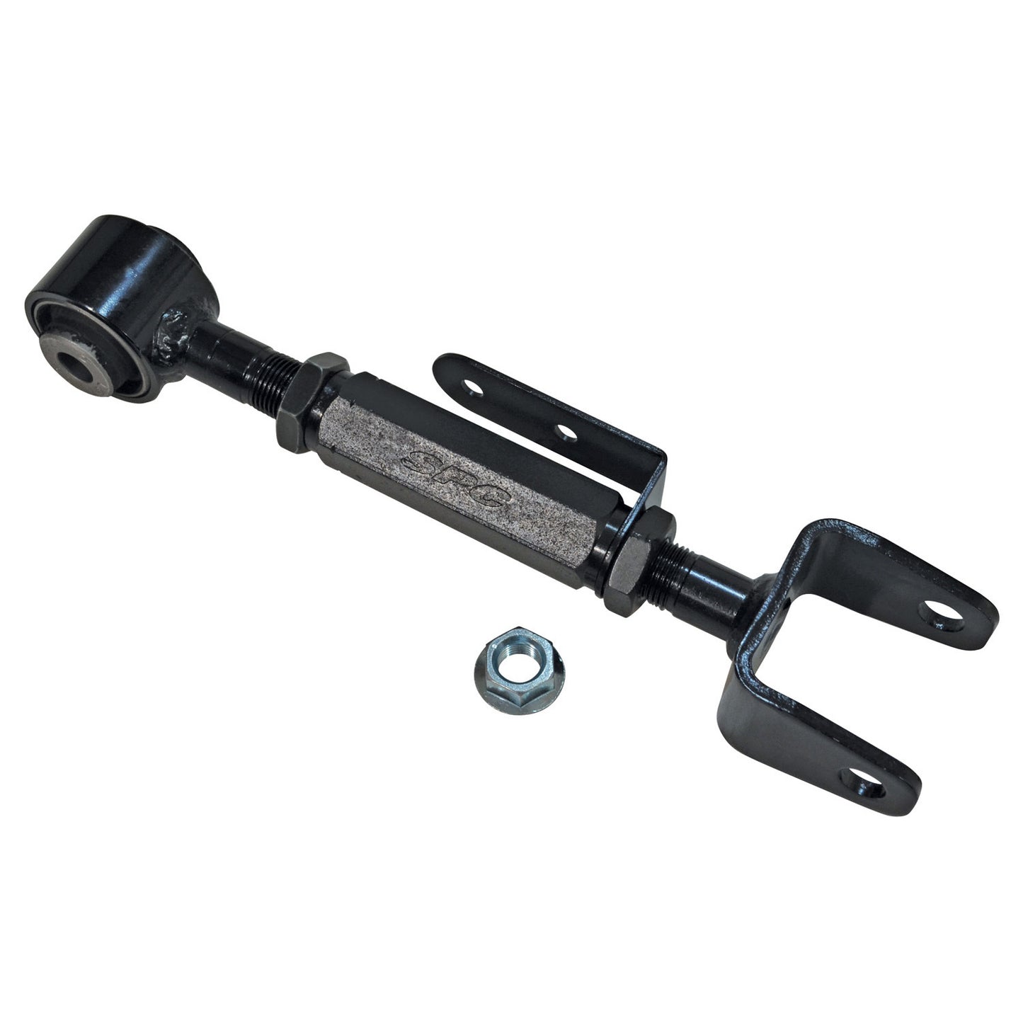 Spc Performance Camber Arm - Tubular - Adjustable - Upper - Rubber / Steel Bushing - Steel - Black Paint - Honda CR-V