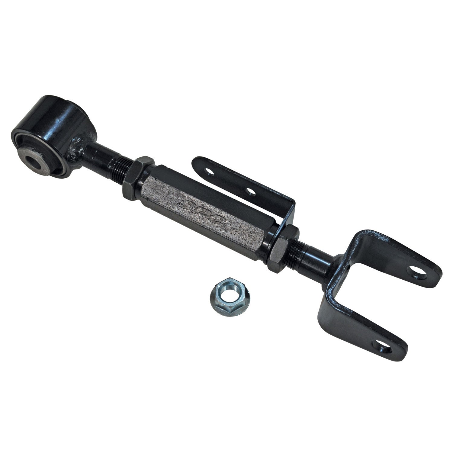 Spc Performance Camber Arm - Tubular - Adjustable - Upper - Rubber / Steel Bushing - Steel - Black Paint - Honda CR-V