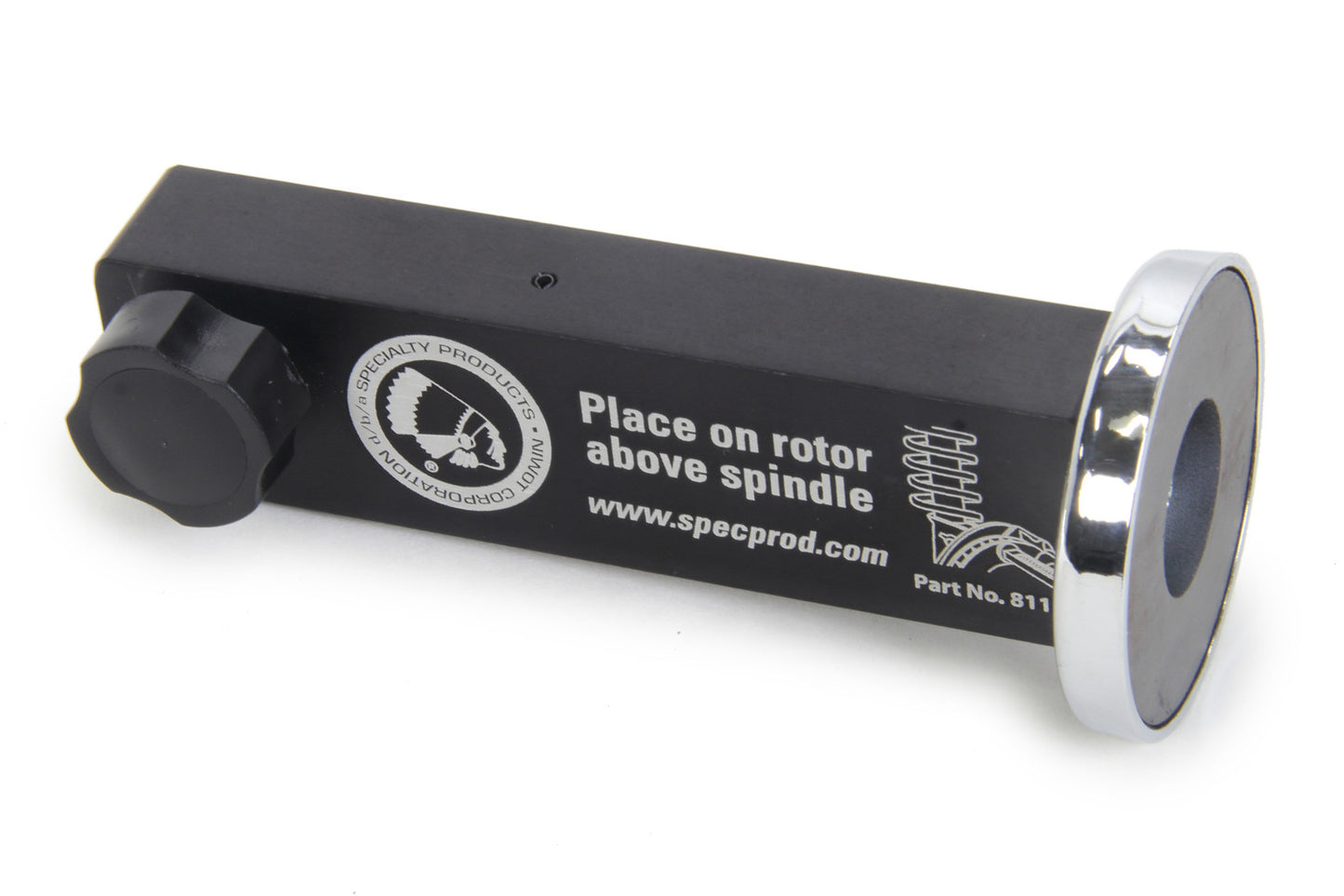 Spc Performance Caster / Camber Gauge - Analog - Magnetic Adapter - Steel - Black Paint - Each