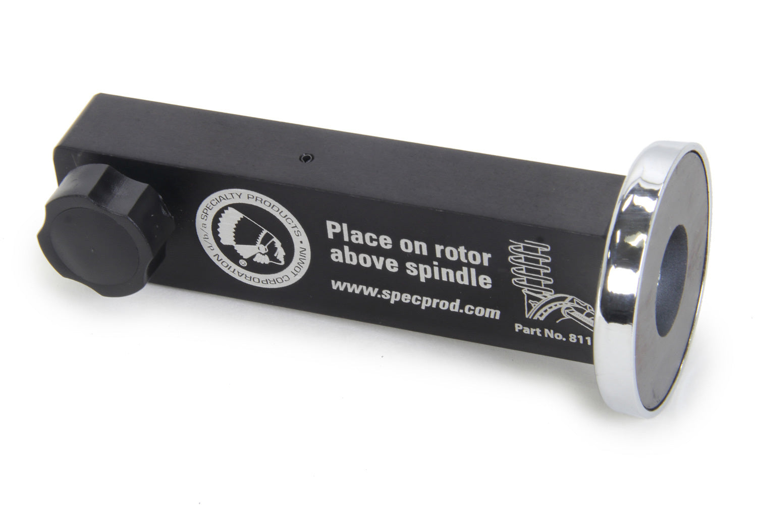 Spc Performance Caster / Camber Gauge - Analog - Magnetic Adapter - Steel - Black Paint - Each