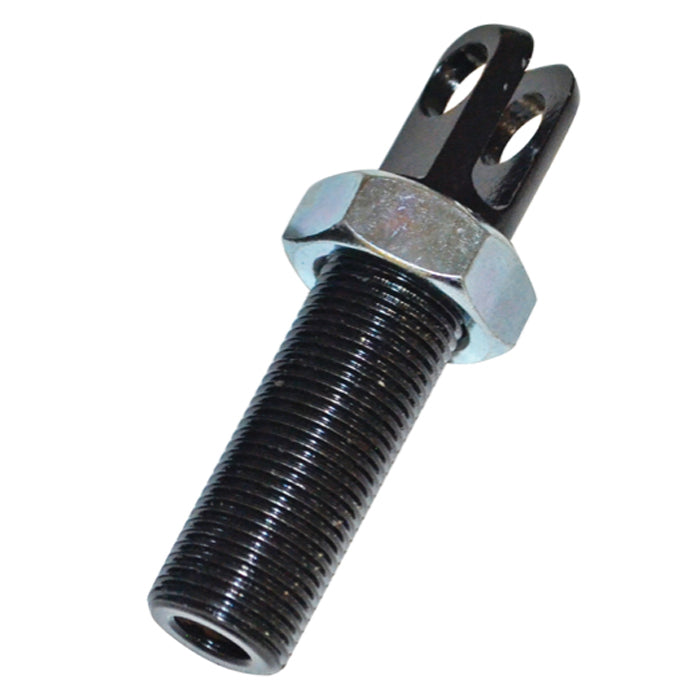 Spc Performance Rod End - Clevis - 3/8 in Bore - 3/4-16 in Right Hand Male Thread - 1/4 in Slot - Nut Included - Steel