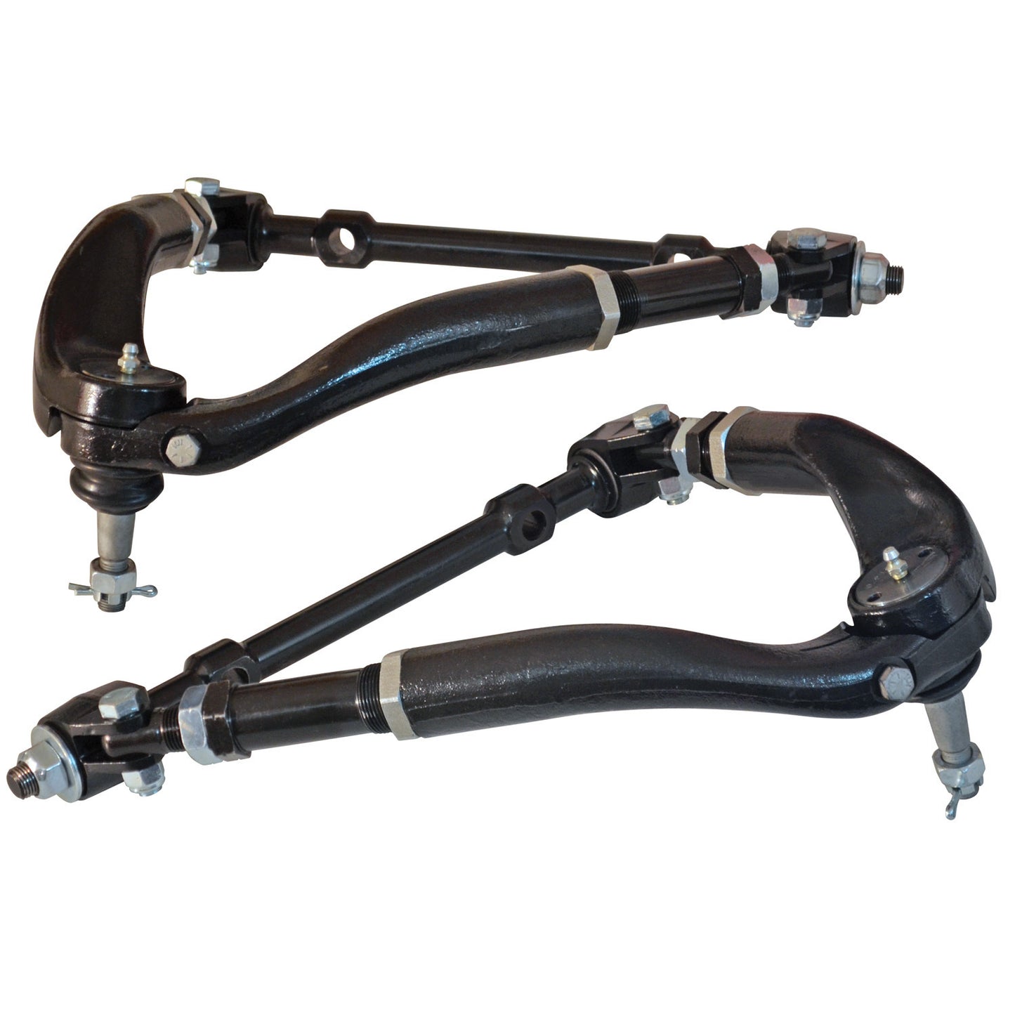Spc Performance Control Arm - Tubular - Upper - Adjustable - Screw-In Ball Joint - Steel - Black Paint - Chevy
