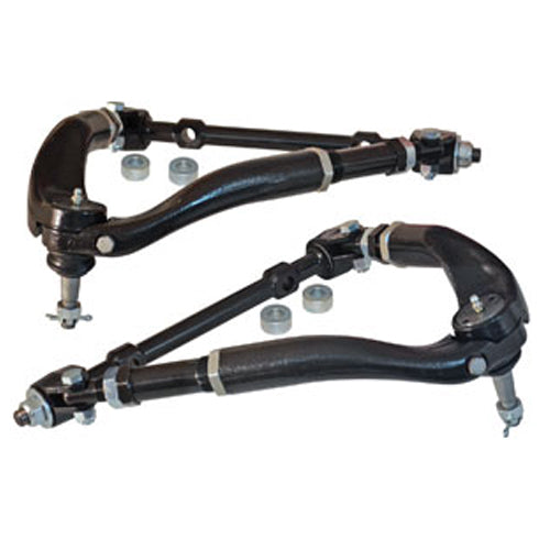 Spc Performance Control Arm - Tubular - Upper - Adjustable - Screw-In Ball Joint - Steel - Black Paint - Chevy