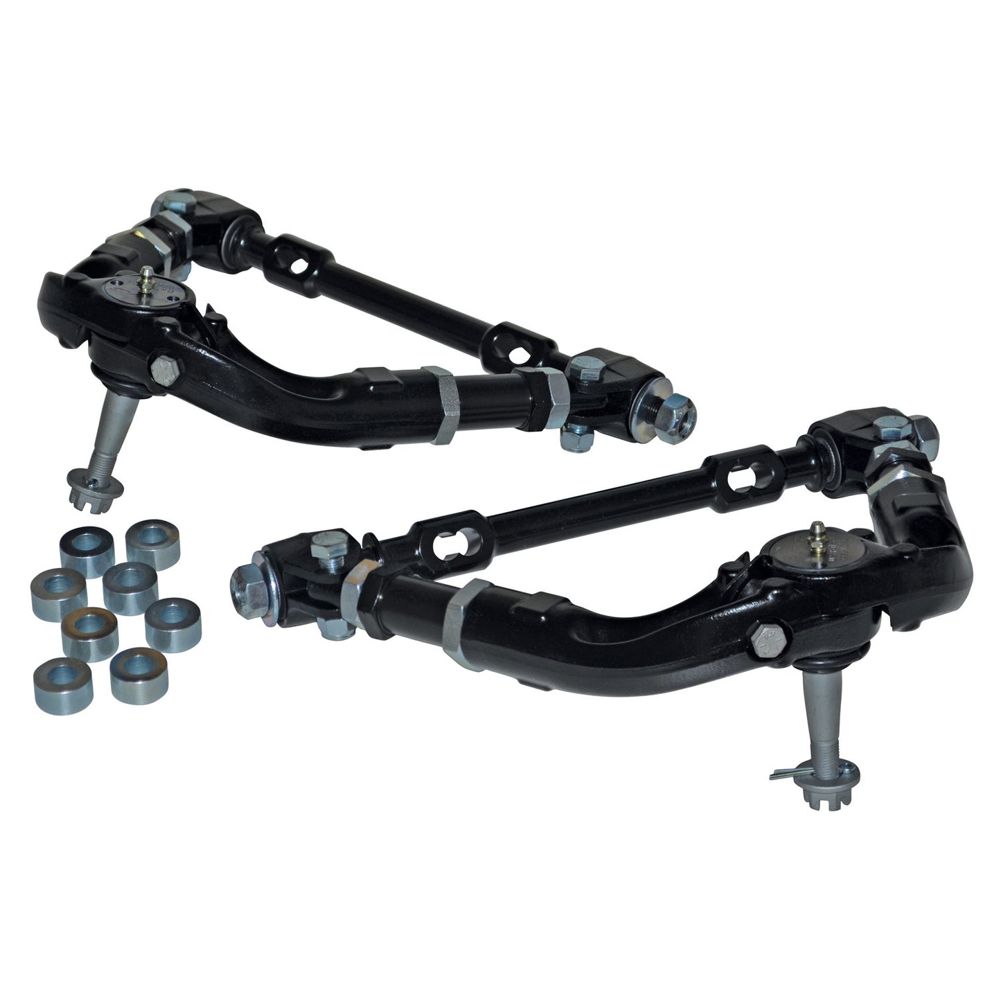 Spc Performance Control Arm - Tubular - Upper - Adjustable - Screw-In Ball Joint - Steel - Black Paint - Chevy