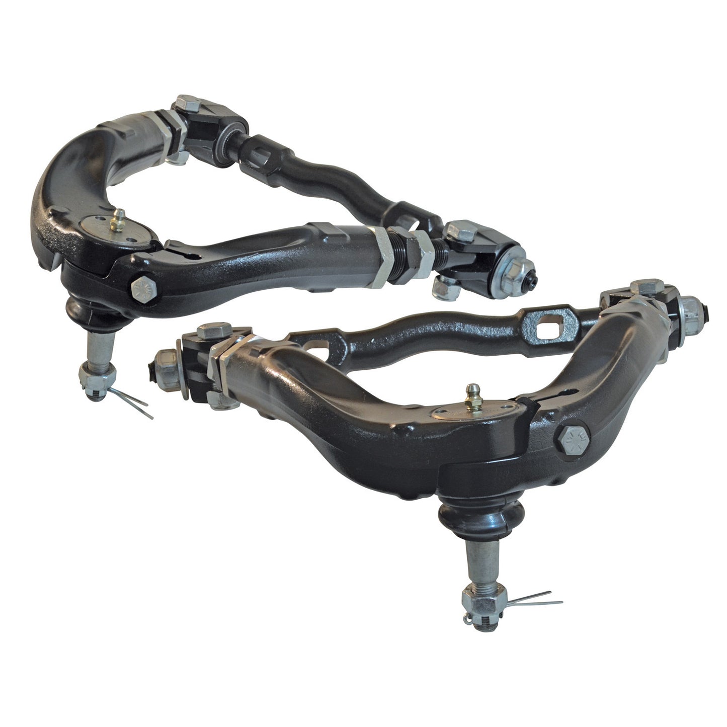 Spc Performance Control Arm - Tubular - Upper - Adjustable - Screw-In Ball Joint - Steel - Black Paint - Ford Mustang