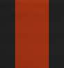 Satin Stretch 2-Tone Inferno color swatch — Orange with Black sides