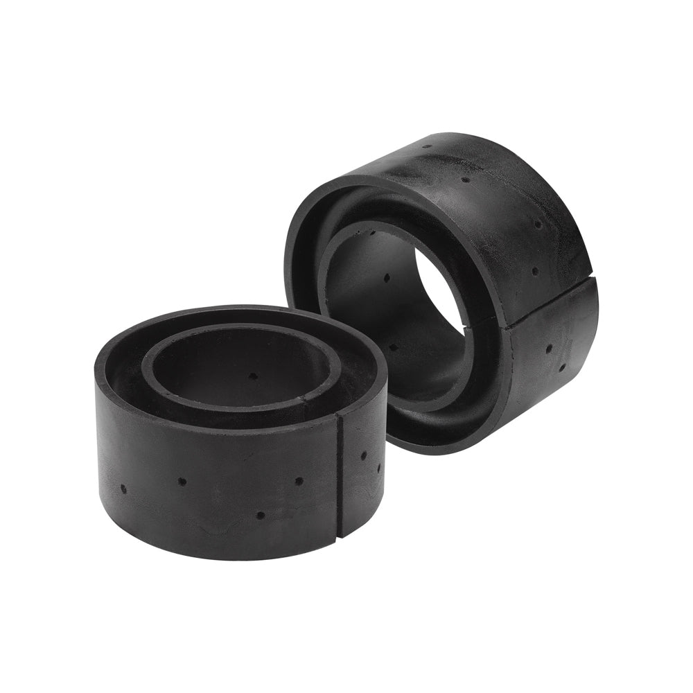 Supersprings Coil Spring Insert - 6.250 in OD - 1.680 in Tall - Polyurethane - Black - Various Applications - Pair