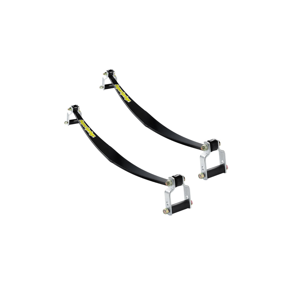 Supersprings Helper Spring Kit - SuperSprings - Self Adjusting - Stock Height - Rear - Steel - Black Powder Coat -