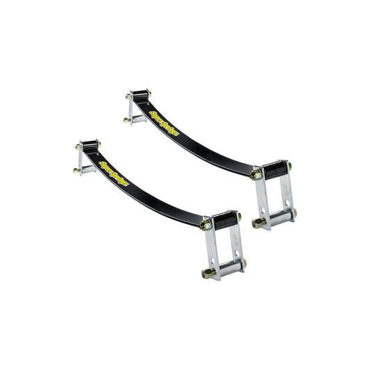 Supersprings Helper Spring Kit - SuperSprings - Self Adjusting - Stock Height - Rear - Steel - Black Powder Coat -