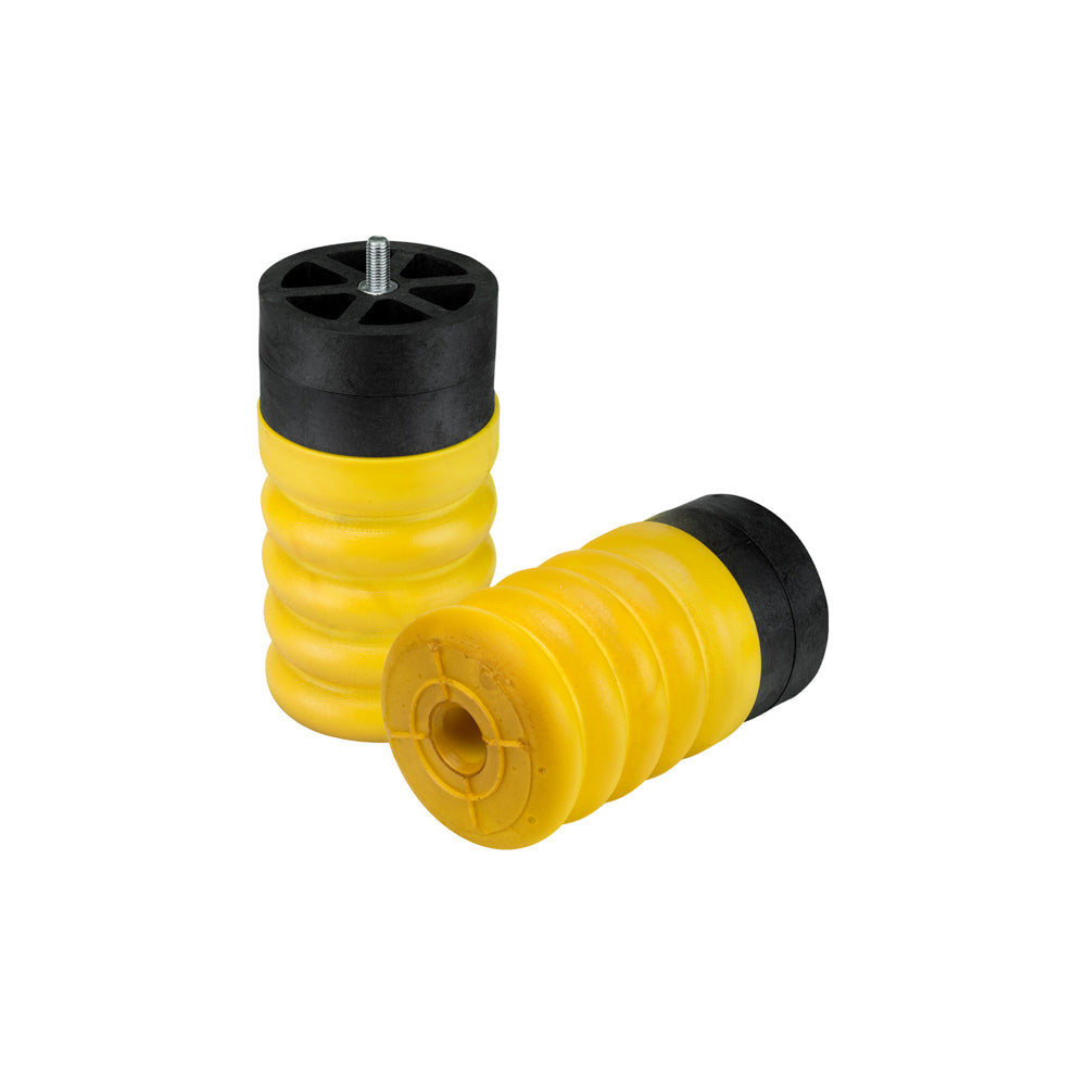 Supersprings Bump Stop - SumoSprings - OEM Style - 4 in OD - 5 in Tall - Bolt-On - 54 gr - Rear - Hardware Included -