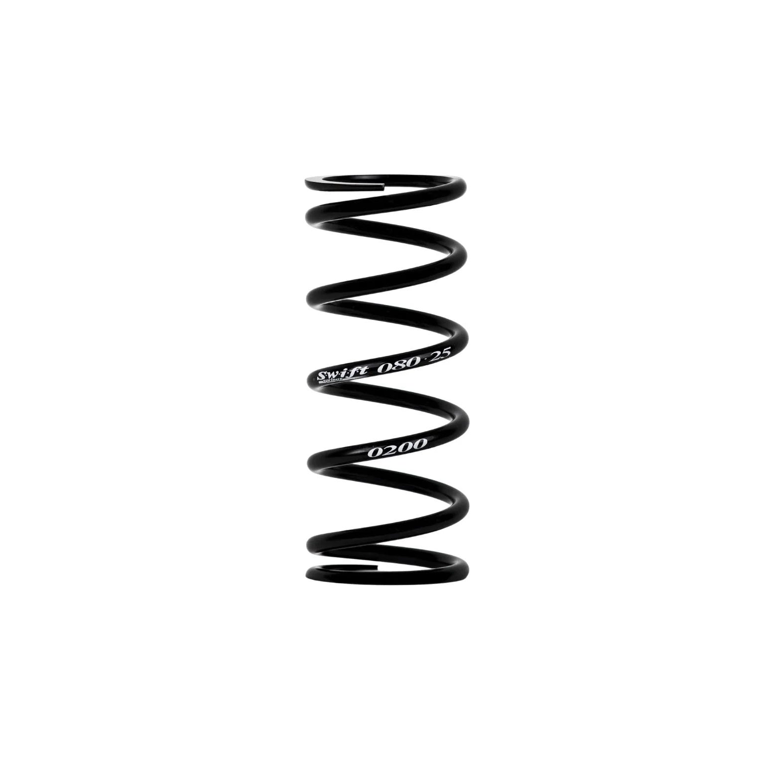 Swift Springs Coil Spring - Barrel - 2.5 in ID - 6 in Length - 100 lb/in Spring Rate - Black Powder Coat - Each
