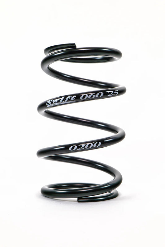 Swift Springs Coil Spring - Barrel - 2.5 in ID - 6 in Length - 100 lb/in Spring Rate - Black Powder Coat - Each