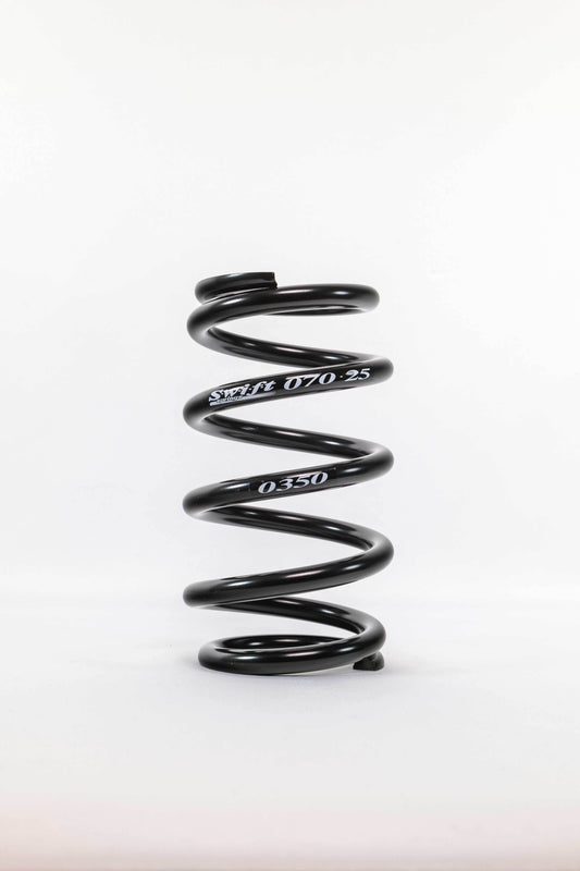 Swift Springs Coil Spring - Coil-Over - Barrel - 2.5 in ID - 7 in Length - 350 lb/in Spring Rate - Steel - Black