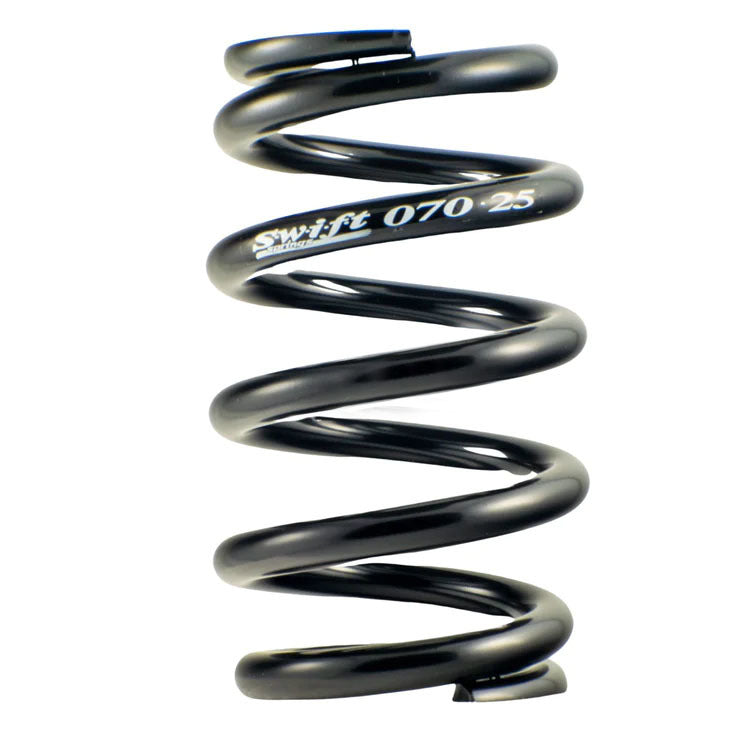 Swift Springs Coil Spring - Coil-Over - Barrel - 2.5 in ID - 7 in Length - 650 lb/in Spring Rate - Steel - Black