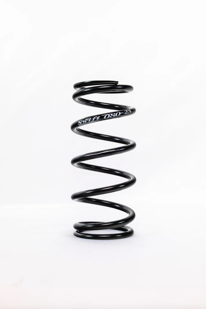 Swift Springs Coil Spring - Coil-Over - Barrel - 2.5 in ID - 8 in Length - 150 lb/in Spring Rate - Steel - Black