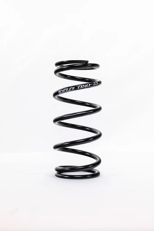 Swift Springs Coil Spring - Coil-Over - Barrel - 2.5 in ID - 8 in Length - 200 lb/in Spring Rate - Steel - Black