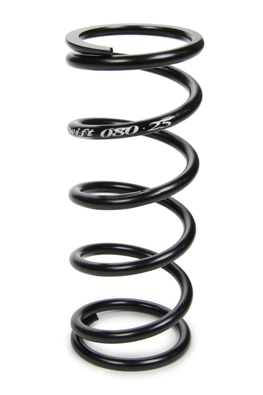 Swift Springs Coil Spring - Coil-Over - 2.5 in ID - 8 in Length - 250 lb/in Spring Rate - Steel - Black Powder Coat -