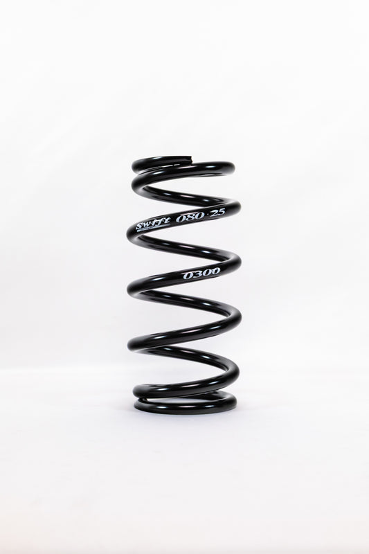 Swift Springs Coil Spring - Coil-Over - 2.5 in ID - 8 in Length - 300 lb/in Spring Rate - Steel - Black Powder Coat -