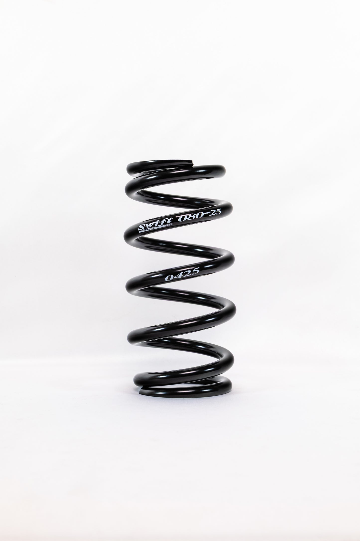 Swift Springs Coil Spring - Coil-Over - Barrel - 2.5 in ID - 8 in Length - 425 lb/in Spring Rate - Steel - Black