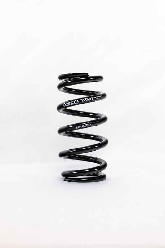 Swift Springs Coil Spring - Coil-Over - Barrel - 2.5 in ID - 8 in Length - 425 lb/in Spring Rate - Steel - Black