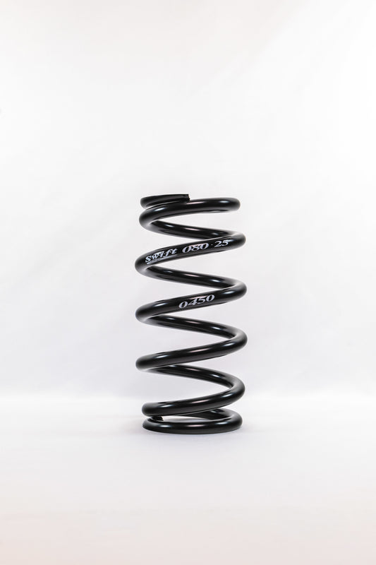 Swift Springs Coil Spring - Coil-Over - 2.5 in ID - 8 in Length - 450 lb/in Spring Rate - Steel - Black Powder Coat -