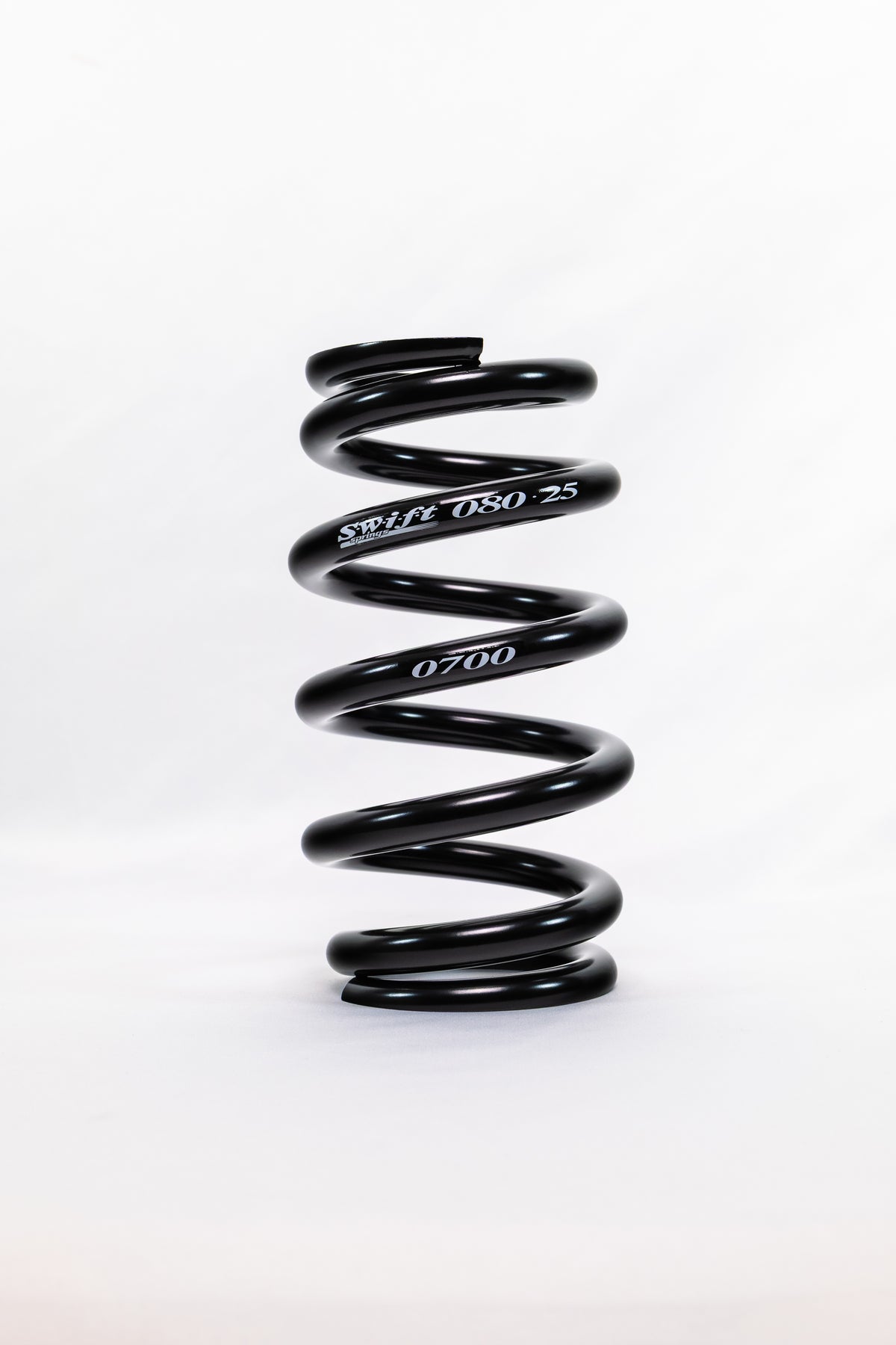 Swift Springs Coil Spring - Coil-Over - 2.5 in ID - 8 in Length - 700 lb/in Spring Rate - Steel - Black Powder Coat -