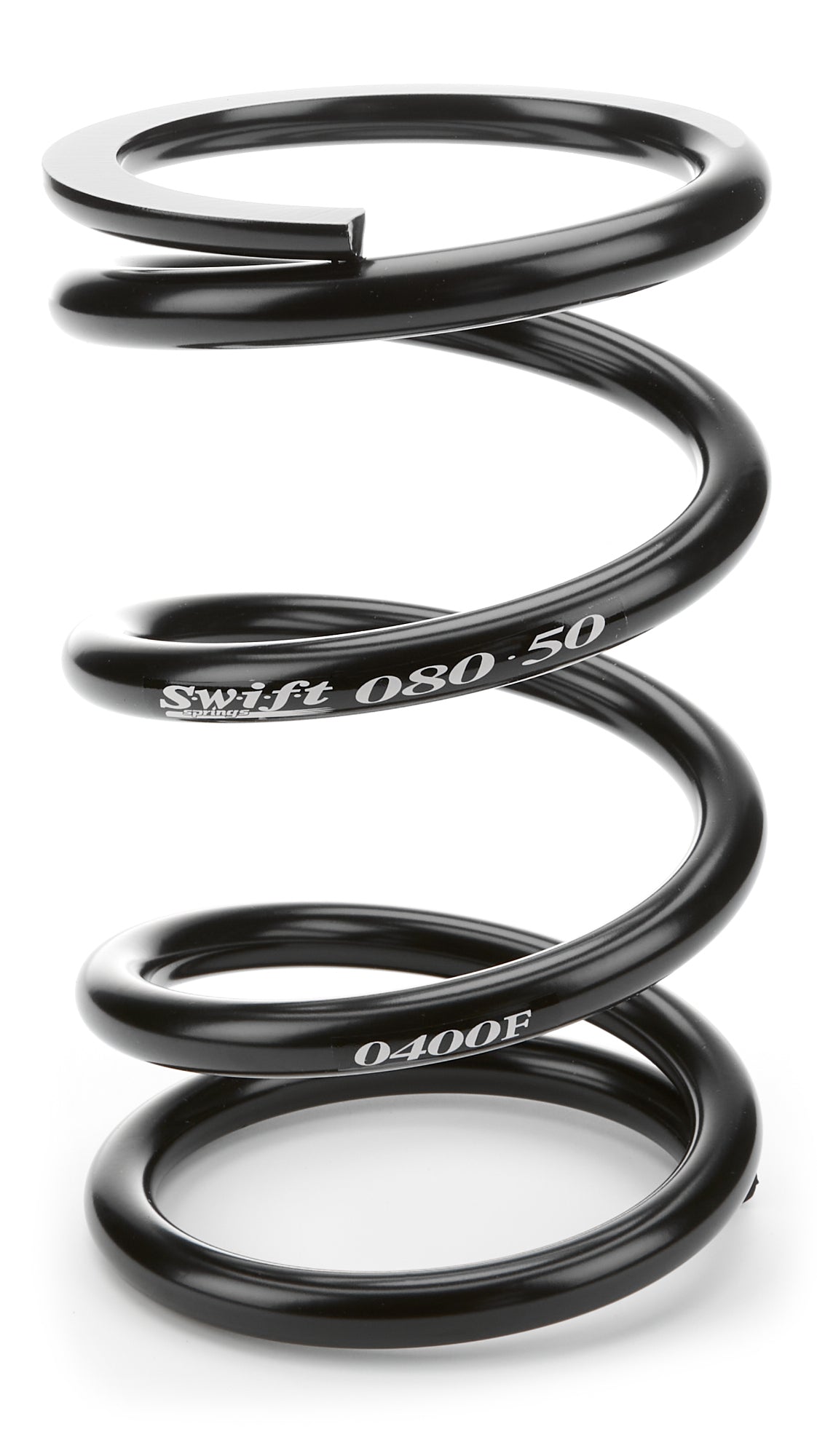 Swift Springs Coil Spring - Conventional - 5 in OD - 8 in Length - 400 lb/in Spring Rate - Front - Steel - Black